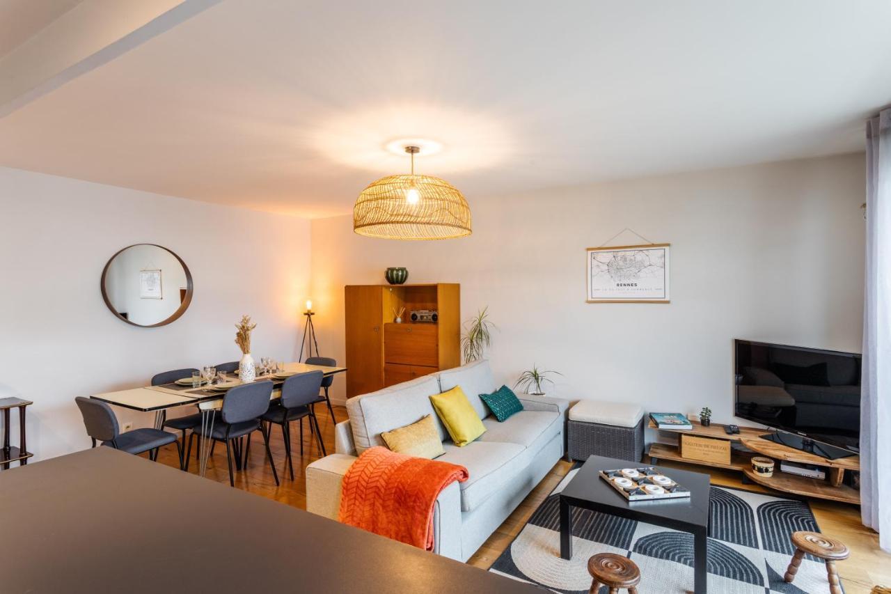 Le Vilona - T3 Moderne Avec Parking Prive Apartman Rennes Kültér fotó