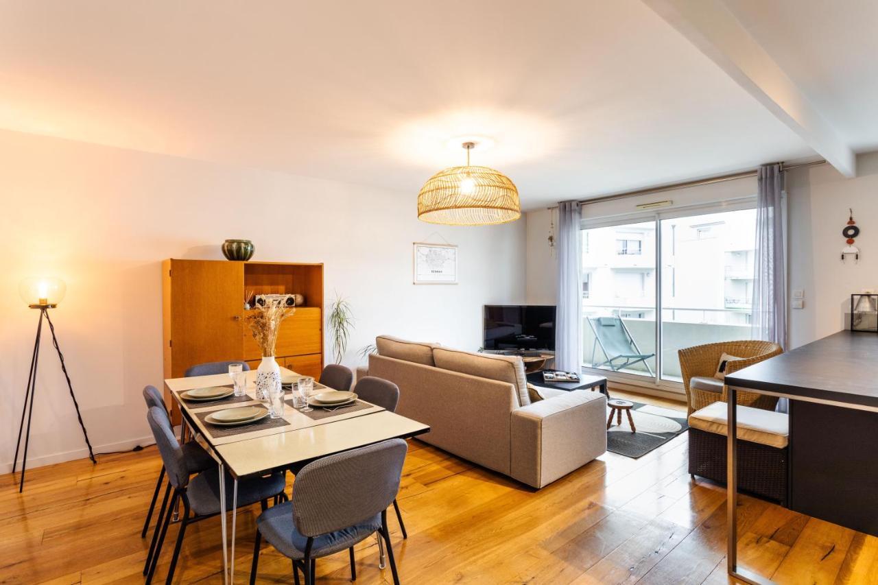Le Vilona - T3 Moderne Avec Parking Prive Apartman Rennes Kültér fotó